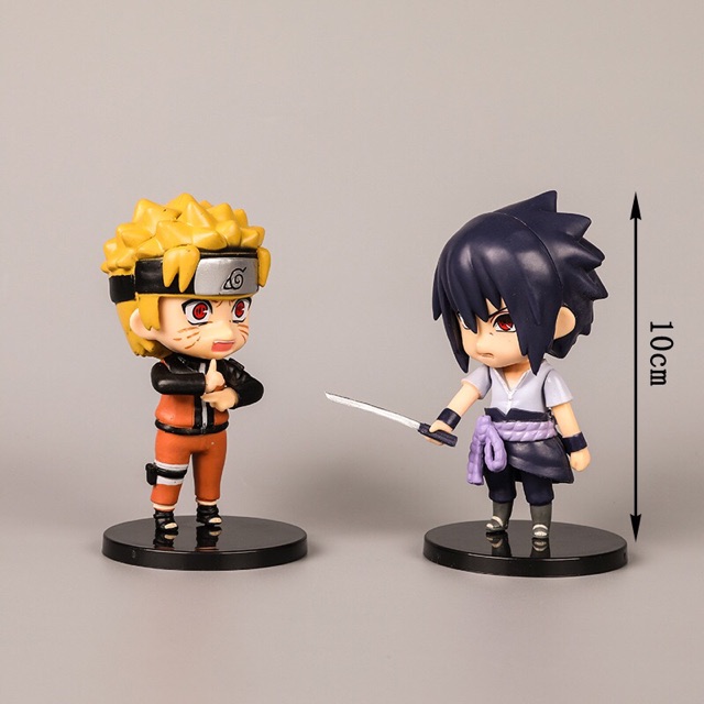 ⚡️⚡️ 3 Kiểu ✨✨ Set 6 Mô hình NARUTO Q ⚡️Zabuza Haku Kakashi Sasuke Sakura ...