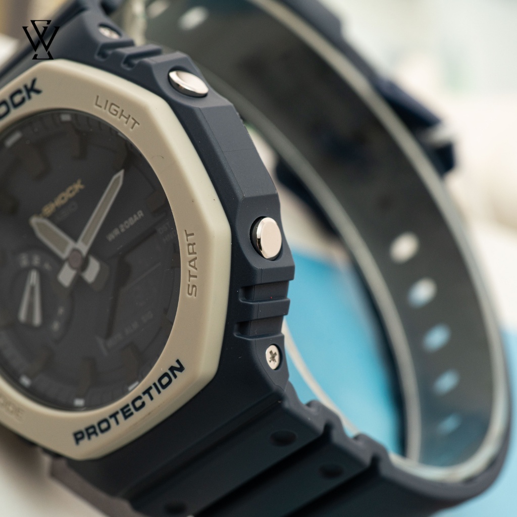 Đồng Hồ Quartz Nam Casio G-Shock WATCHSTORE GA-2110ET-2ADR Thiết Kế Mặt Kính Khoáng 45.4mm, Vỏ Carbon Và Dây Nhựa Bền Bỉ