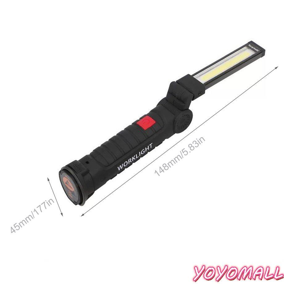 Đèn led cầm tay chiếu sáng khẩu cấp có thể gấp lại/ sạc bằng USB YOYO COB | BigBuy360 - bigbuy360.vn