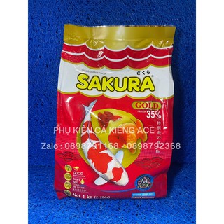 Thức ăn cho cá sakura gold 1kg
