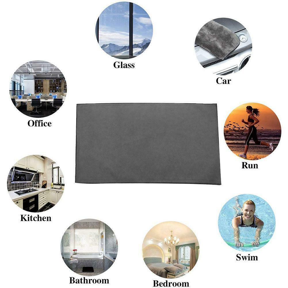 Khăn Lau Vệ Sinh Nội Thất, Ngoại Thất Xe Ô Tô 2 Mặt Lông Cừu Và Da Lộn Cao Cấp
