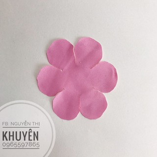 Cánh hoa lụa 6 cánh 8cm ( túi 10 c)