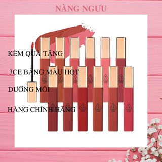 Son 3ce, 3ce Cloud Lip Tint, Bảng Màu Mới, Chất Kem, Siêu Mịn, Son Kem Chính Hãng Hàn Quốc