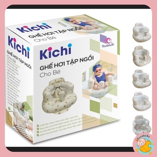Ghế hơi tập ngồi cho bé phong cách Hàn Quốc, bơm hơi tự động chống ngã Goodbabyvn