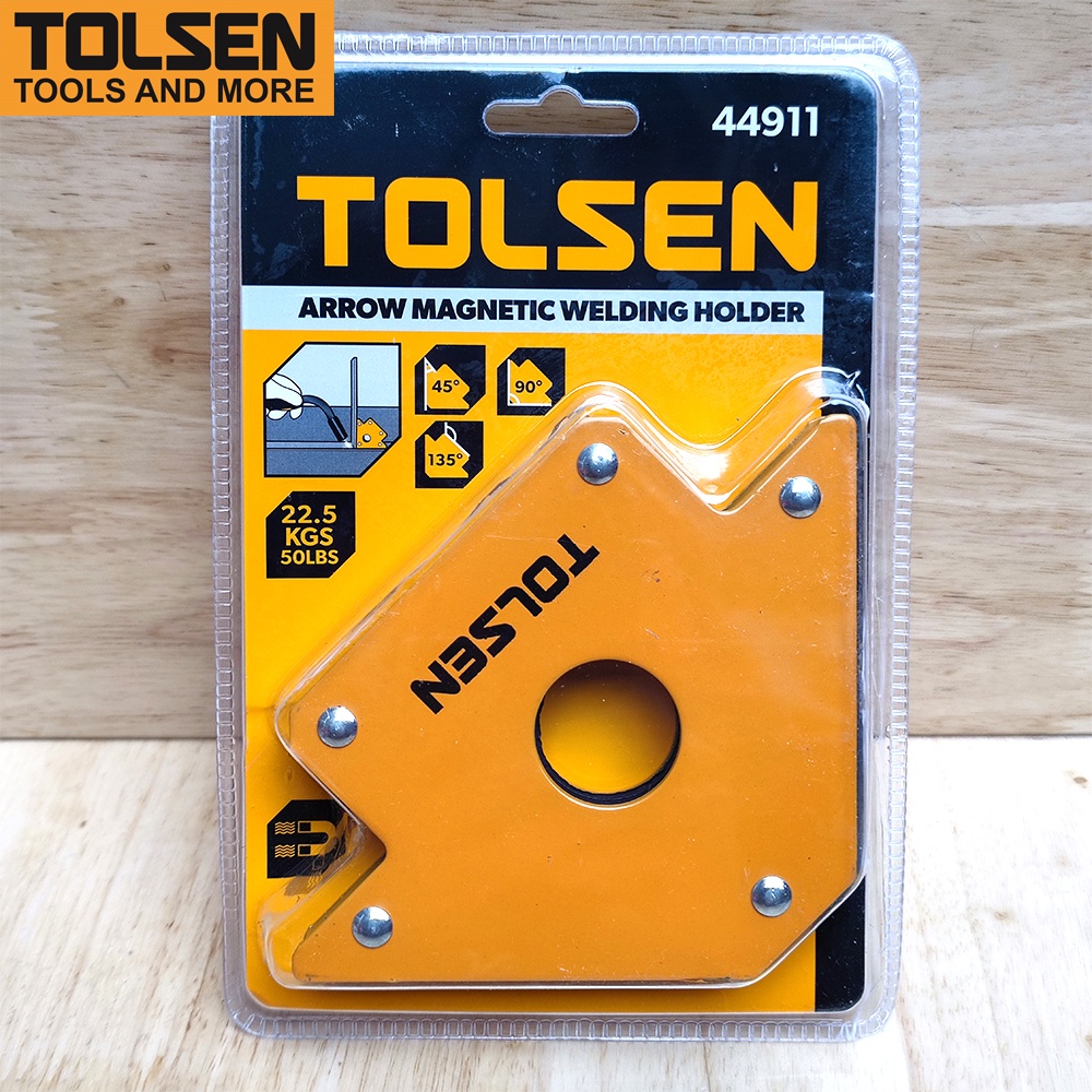 Ke góc nam châm TOLSEN 44910/44911/44912 giúp cố định khung sắt