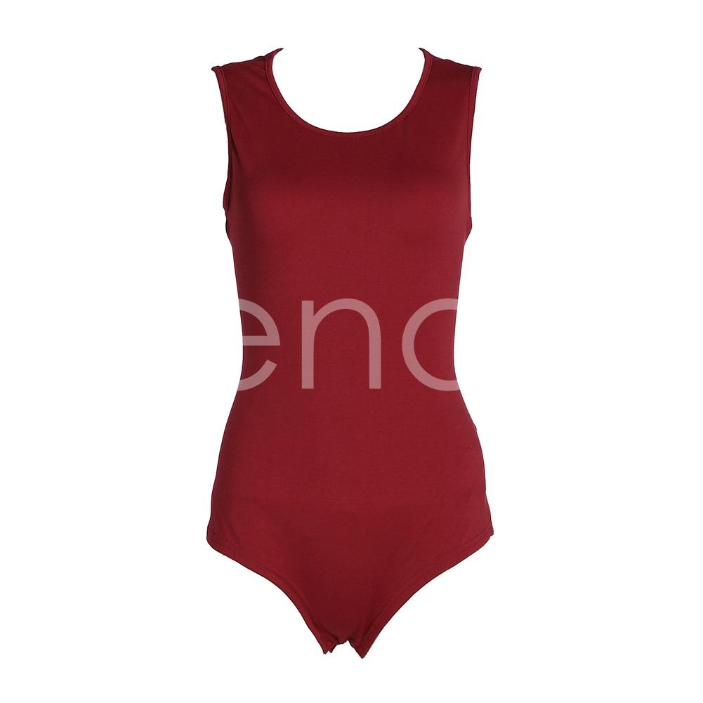 [22-zz] Bộ Áo Liền Quần Hở Lưng Cổ Tròn Không Tay Bằng Vải Cotton Màu Đỏ Tía Dành Cho Bạn Nữ | BigBuy360 - bigbuy360.vn