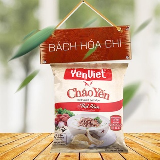 Lốc 5 gói cháo yến trẻ em Yến Việt thịt bằm 50g