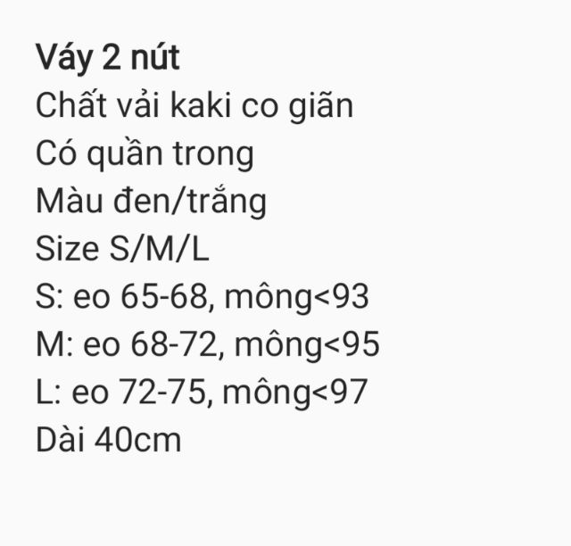 Váy kaki 2 nút | BigBuy360 - bigbuy360.vn