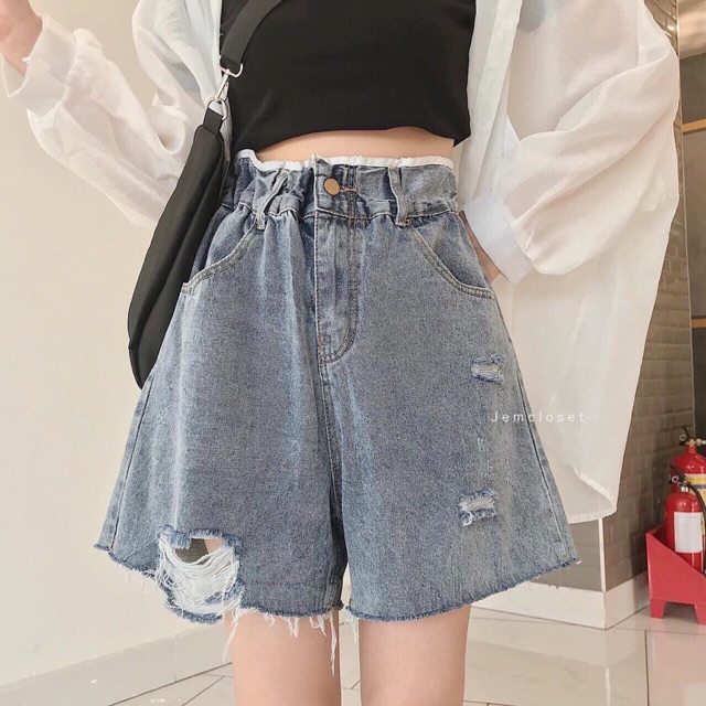 QUẦN SHORT NGỐ RÁCH