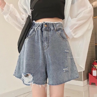 Quần short ngố rách
