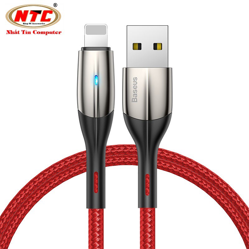 Cáp sạc và truyền dữ liệu Baseus CALSP-C09 Horizontal cổng LN dài 1M/2M max 2.4A (nhiều màu)