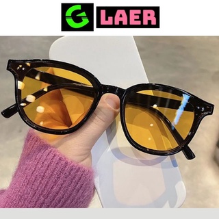 Mắt kính râm,kính mát đi đêm đi ngày hot trend thời trang nam nữ 2 chấm , gọng tròn đen K14