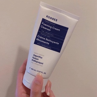 Sữa rửa mặt tạo bọt korres greek yoghurt foaming cream cleanser