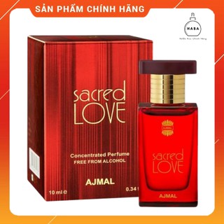 Tinh dầu nước hoa Dubai AJMAL Sacred Love Chính Hãng ( Chai Màu Đỏ ) 10ml - HABA DUBAI