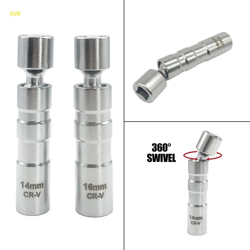 Dụng Cụ Tháo Bugi Xoay 360 Độ 14 16MM 12 Điểm