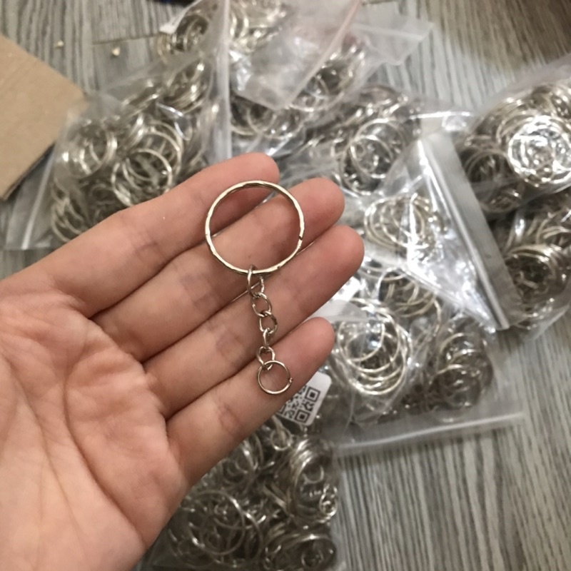 50 khoen móc khoá đường kính 2,5cm