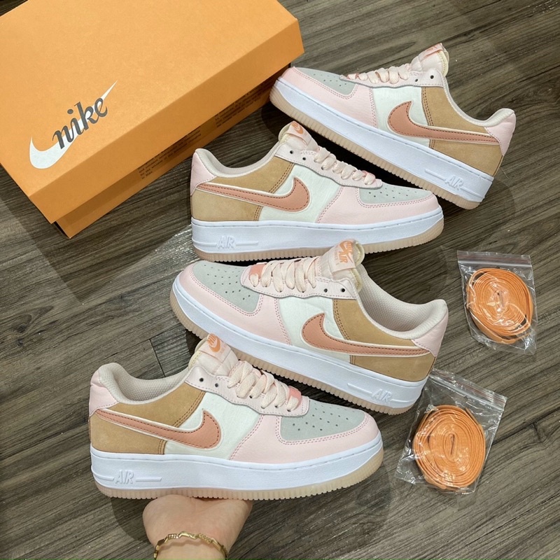 GIÀY AIR FOCE OĂN PINK WHIT 1:1 SC [ FREESHIP + BOX ]
