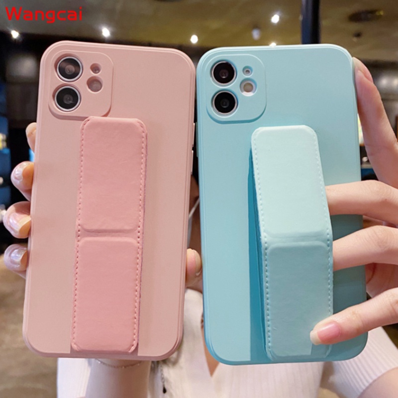 Ốp điện thoại TPU dẻo màu sắc kẹo ngọt có giá đỡ nam châm cho Samsung Galaxy S10Lite 2020 Note 10 Plus Lite Grand Prime