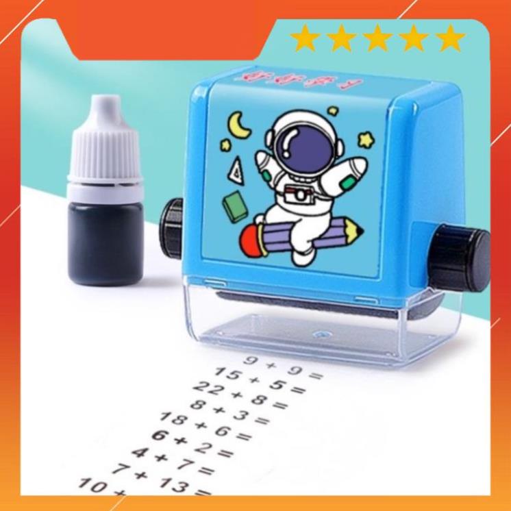Máy in con lăn tạo phép tính cộng trừ,máy tạo phép tính đơn giản ra bài tập cho bé học toán