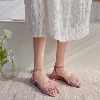 Giày Sandal Nữ Đế Thấp Thời Trang Hàn