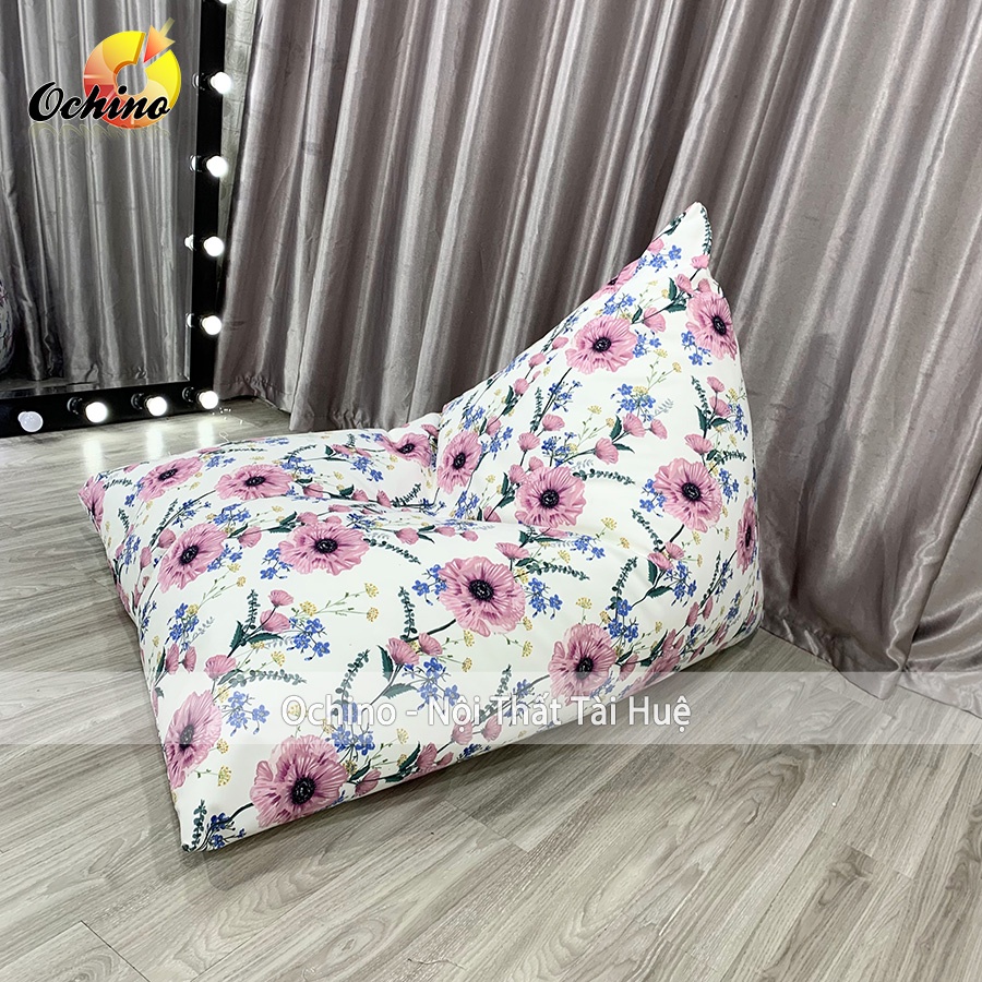 Vỏ Ghế Lười Hạt Xốp Dáng Sofa Thuyền Thư Giãn Phong Cách Hiện Đại Size To Cực Sang Chảnh (Có sẵn)