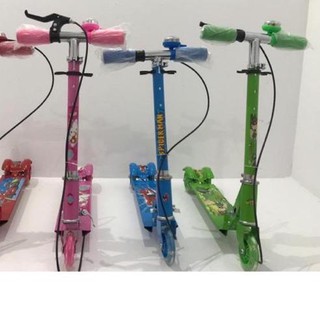 ❁ Bộ 3 bánh xe đẩy em bé SCOOTER 3 bánh xe + tay cầm + phanh ☏