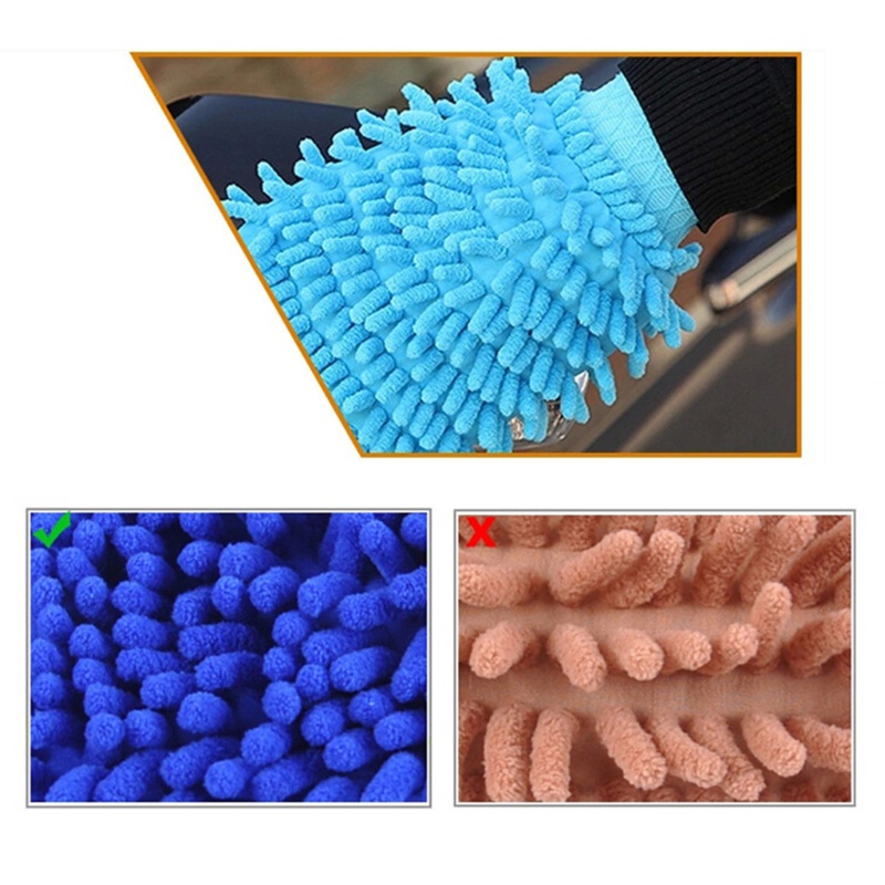 Khăn Lau Xe Hơi Hai Mặt Bằng Sợi Microfiber Mềm Mại Chống Thấm Nước