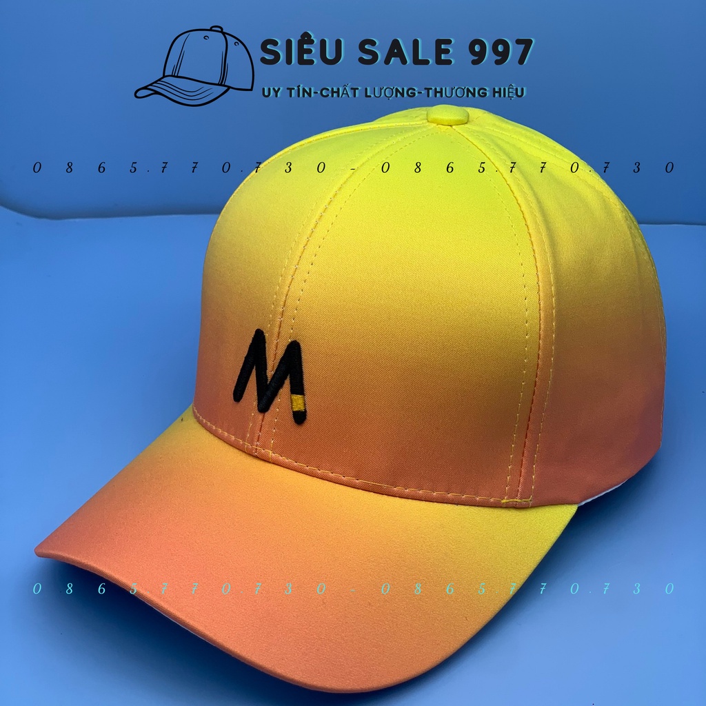 NÓN KẾT HUỲNH QUANG LOANG MÀU THÊU M PHONG CÁCH, MŨ KẾT SIÊU ĐẸP HÀNG UNISEX