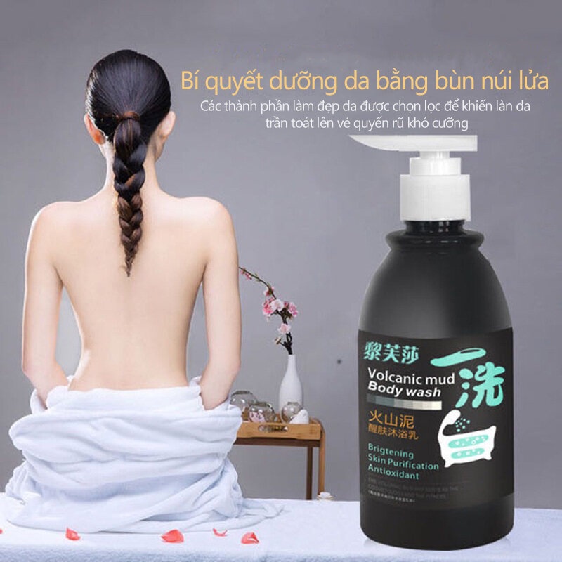 Sữa tắm trắng da toàn thân tắm bùn núi lửa làm trắng da sau khi đi nắng tẩy tế bào chết làm trắng nhanh | BigBuy360 - bigbuy360.vn