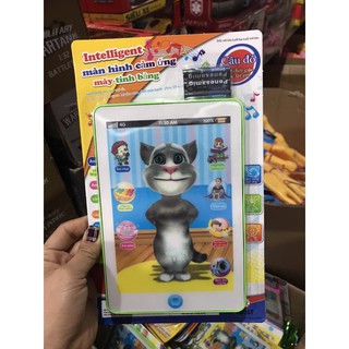 [Mã TOYJAN hoàn 20K xu đơn 50K] Đồ chơi Ipad mèo tom thông minh biết nói, hát, kể chuyện cho bé