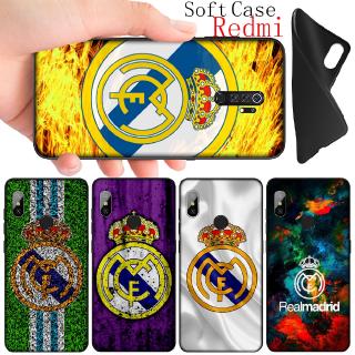 Ốp lưng điện thoại hình logo Real Madrid dành cho Xiaomi Redmi Note 8 7 Pro 8A 7A 4X 8T