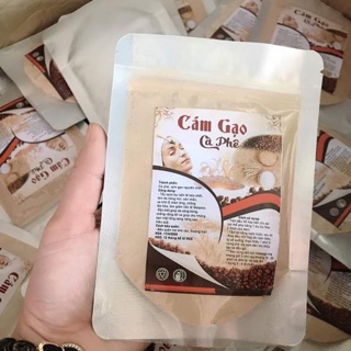 Cám gạo cafe hand made 100g tẩy da chết, trắng da
