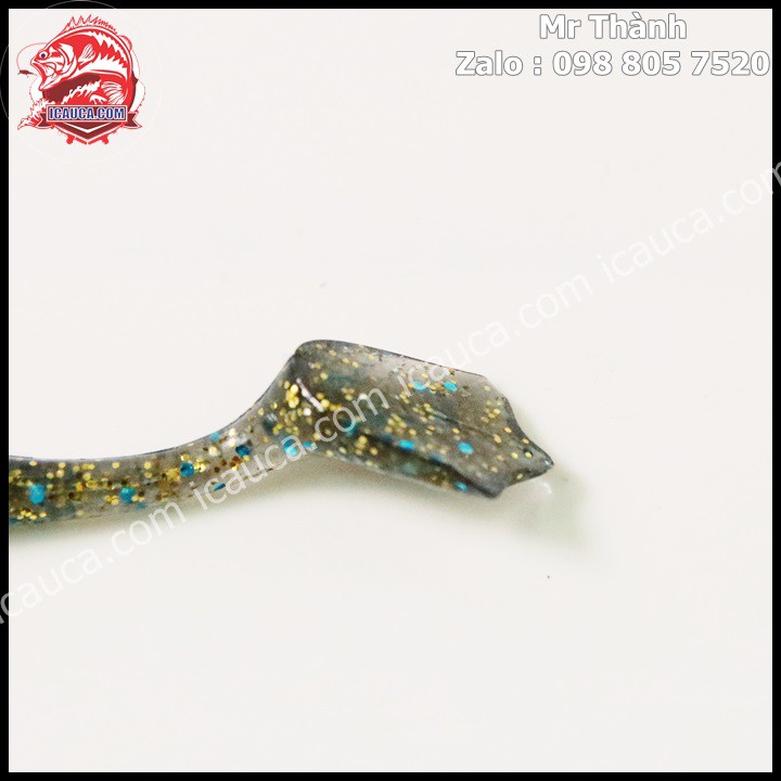 Combo 8 con cá mềm NFR 84mm 5g chuyên dùng câu lure cá lóc cá chẽm giá rẻ hiệu quả NFF