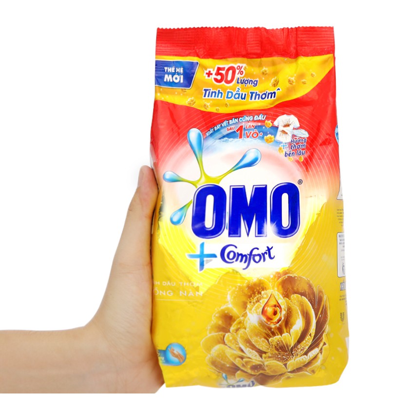 Bột giặt OMO Comfort 720gr -tinh dầu thơm nồng nàn