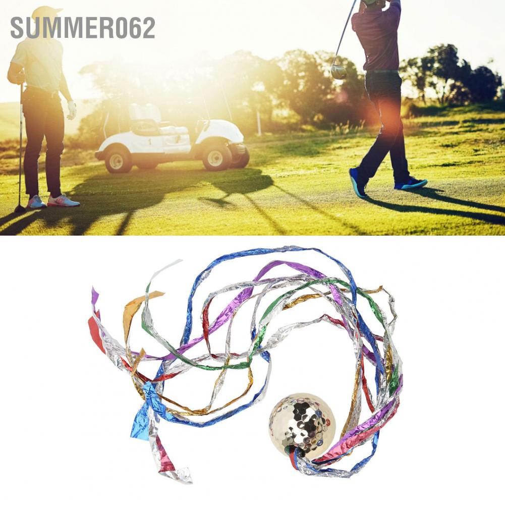 Summer062 Gold Plated Golf Ribbon Ball Luxurious Elegant Gifts Present for Opening Ceremony Events