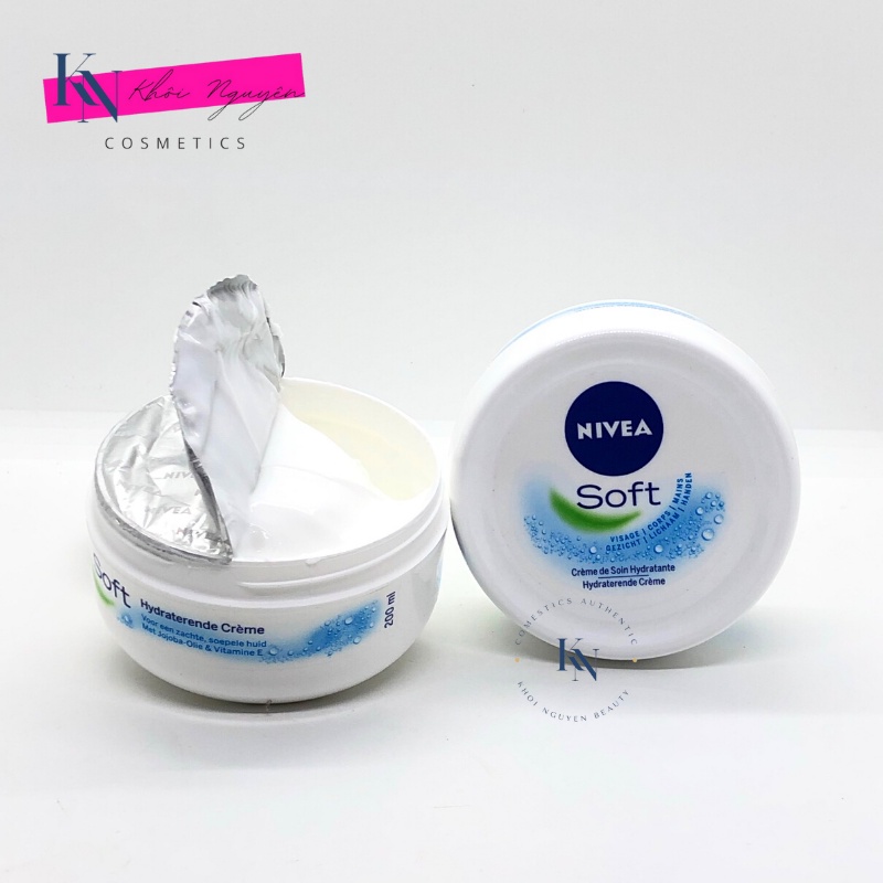 Kem Dưỡng Ẩm NIVEA Soft Crème Kem Dưỡng Làm Mềm Da Đức Hũ 200ml