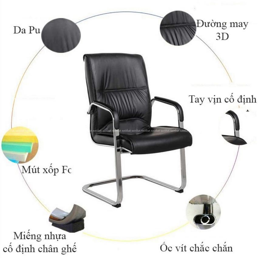 Ghế văn phòng 𝐆𝟏𝟑 ghế làm việc chân quỳ da cao cấp