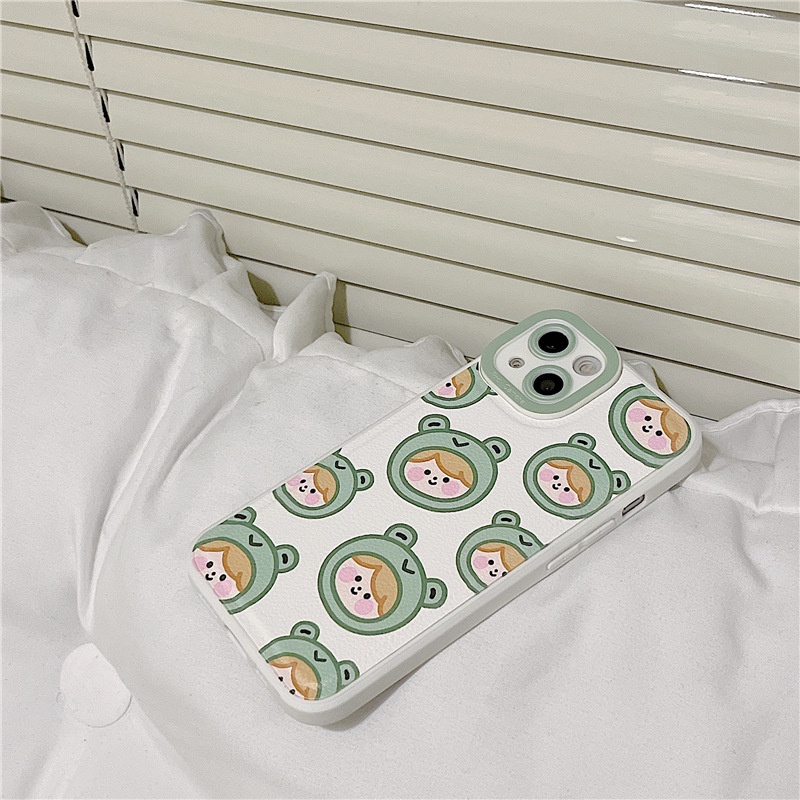 Ốp lưngiphone Ốp Lưng Họa Tiết Trái Vải Cho Iphone 7/7plus/8/8plus/x/xs/11/14pro/13/pro/max/plus/promax Dinuo case