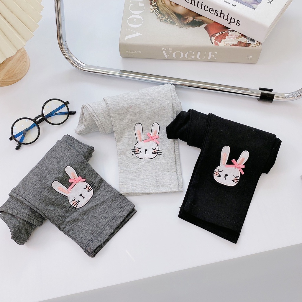 ✔️9-35kg✔️ Quần dài cho bé gái họa tiết cừu mây thỏ chất liệu COTTON  sài gòn cực đẹp