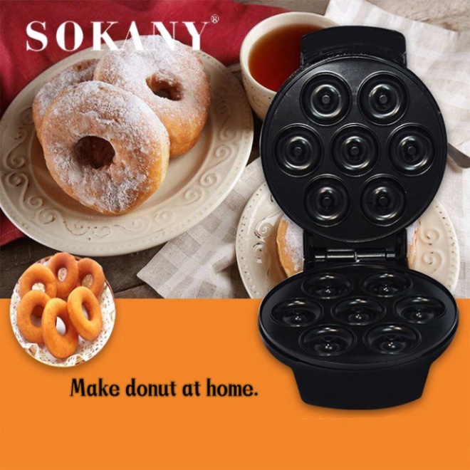 Máy làm bánh vòng mini Sokany gia đình