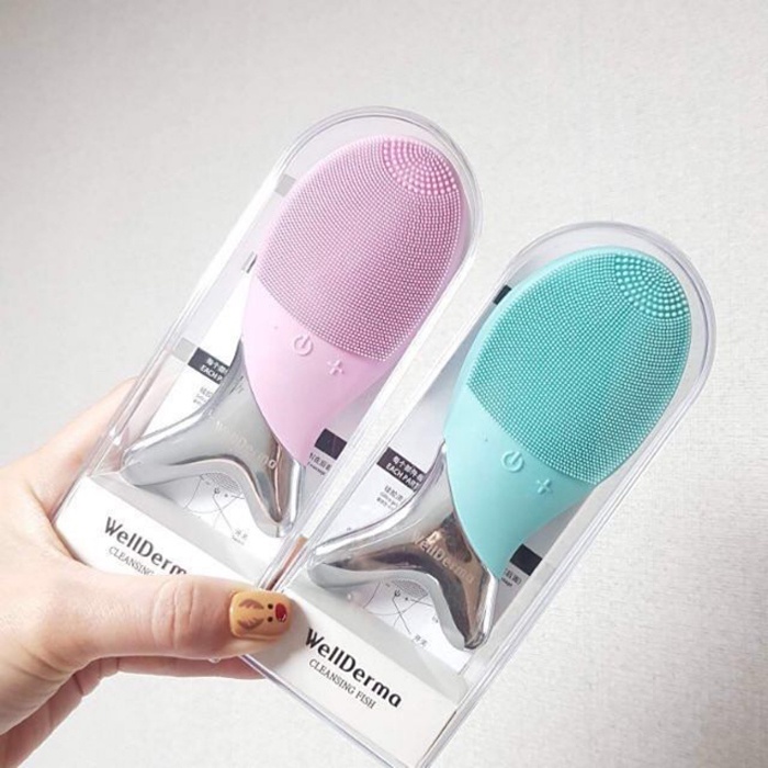 Máy Rửa Mặt Hình Cá Wellderma Cleansing Fish Hàn Quốc