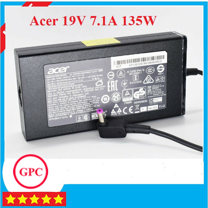 Sạc Laptop Acer 19V 7.1A 135W