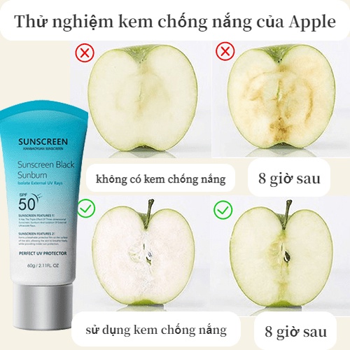 kem chống nắng Chống nắng mạnh mà không làm trắng giả Ngăn chặn tia UV hiệu quả 60gNgăn ngừa cháy nắng và sạm da