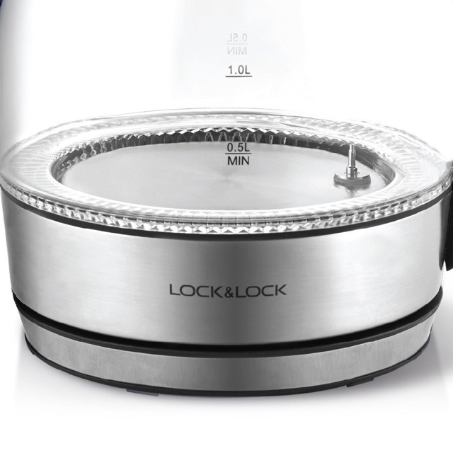 Ấm đun nước ĐỔI MÀU dùng điện bằng thủy tinh Lock&Lock 1.8L EJK341