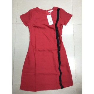 Đầm suông phối bèo GUMAC MS01921