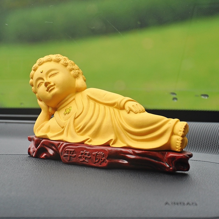 Tượng Phật Thích Ca Mâu Ni Trang Trí Taplo Ô Tô, Bàn Làm Việc, Phòng Khách Cao Cấp - Sang Trọng