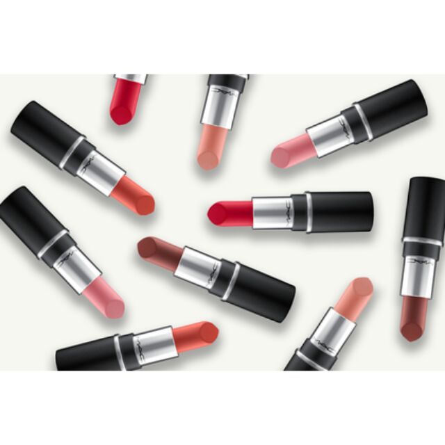 [Có Bill] Son Thỏi MAC Mini màu Chili / Ruby Woo
