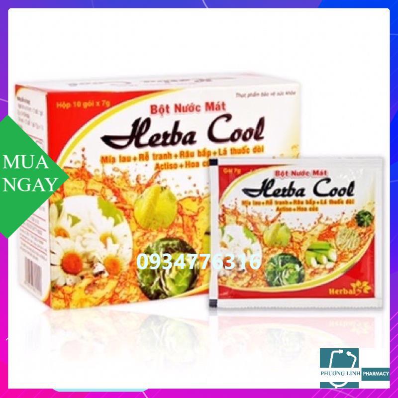 Bột nước mát HERBA COOL (hộp 10 gói)