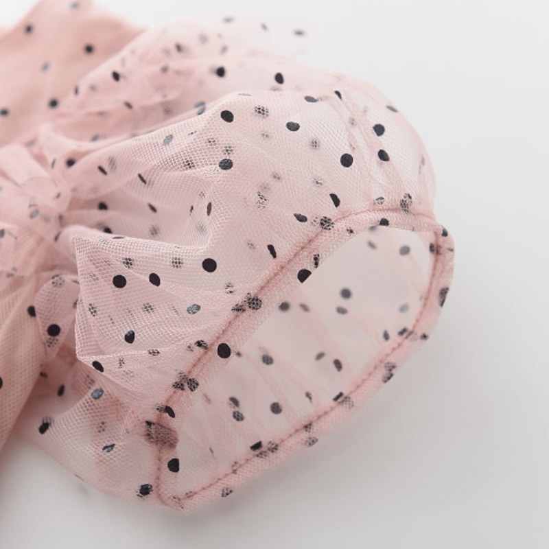 BEAR LEADER Đầm công chúa Bear Leader họa tiết chấm bi cho bé gái 3-7 tuổi 2021