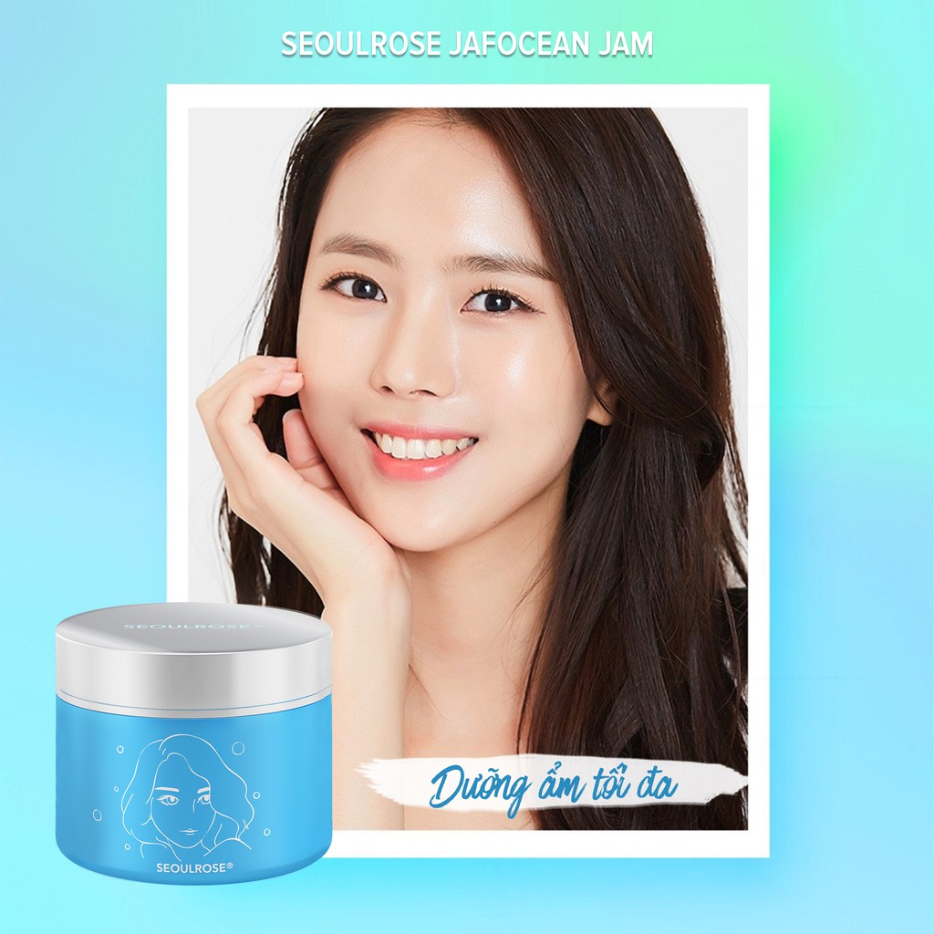 Kem dưỡng trắng làm mềm da Seoulrose rosie jafocean jam cream 50g